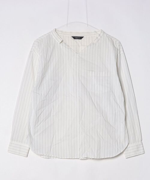 BOSCH ブラウス　38 BOSCH（ボッシュ） 長袖ブラウス 38 ホワイト レディース : ZOZOTOWN