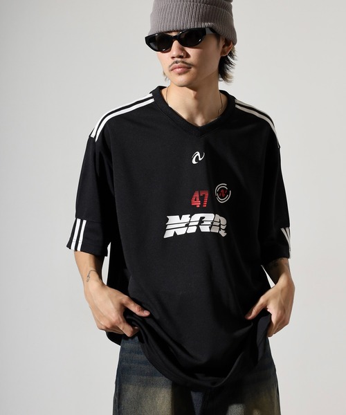 「NERDY」 半袖Tシャツ M ブラック メンズ_画像7