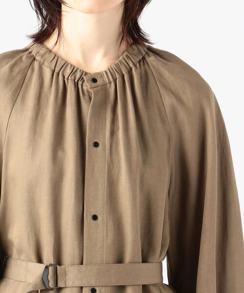 「TOMORROWLAND」 長袖ワンピース 36 キャメル レディースの画像