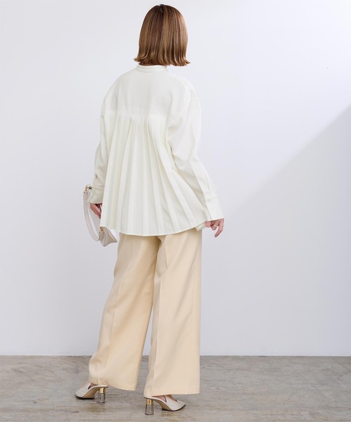 「ur's」 長袖ブラウス L グリーン レディース_画像5