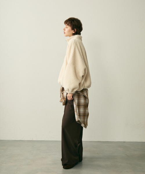 専用⭐︎ボアジップ BOA ZIP ブルゾン ブルゾン アウター color code boa zip up blouson /カラーコードボア