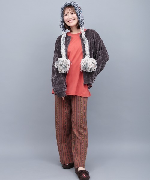 チチカカ（TITICACA） カーディガン マットモールジップカーディガン