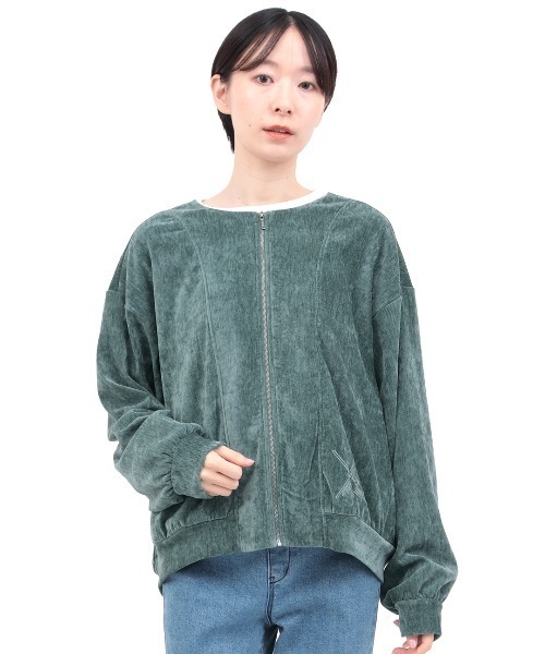 チチカカ（TITICACA） カーディガン マットモールジップカーディガン
