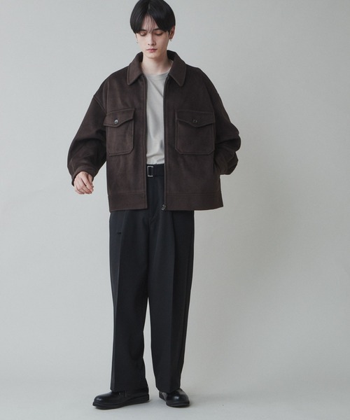 「LUCY」 ブルゾン MEDIUM ブラック メンズ_画像3