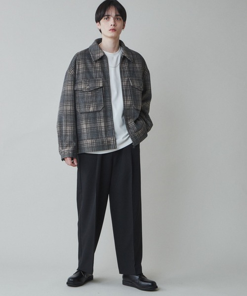 「LUCY」 ブルゾン MEDIUM ブラック メンズ_画像6