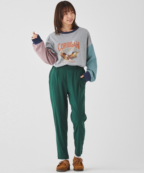 「KRIFF MAYER Lady's Collection」 イージーパンツ MEDIUM ラベンダー レディース_画像3