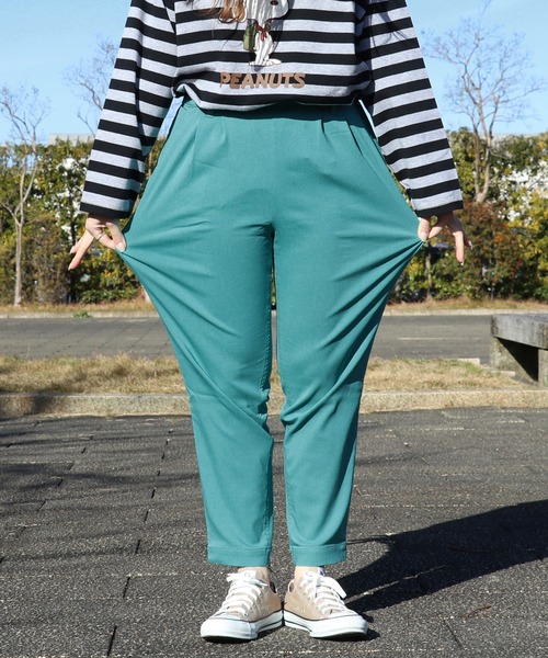 「KRIFF MAYER Lady's Collection」 イージーパンツ MEDIUM ラベンダー レディース_画像9
