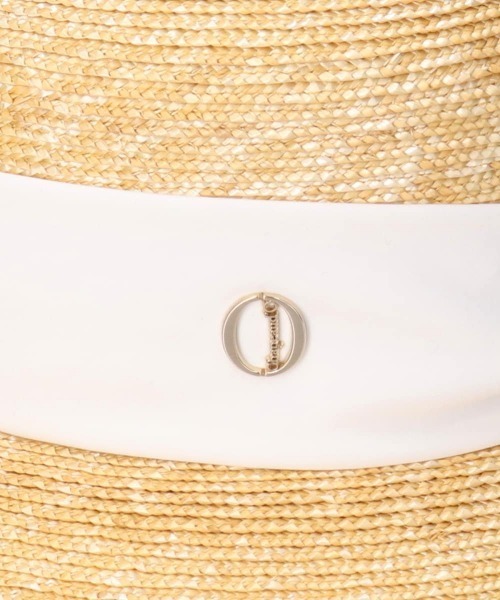 「Chapeau d' O」 ストローハット M/57.5cm ホワイト レディース_画像7