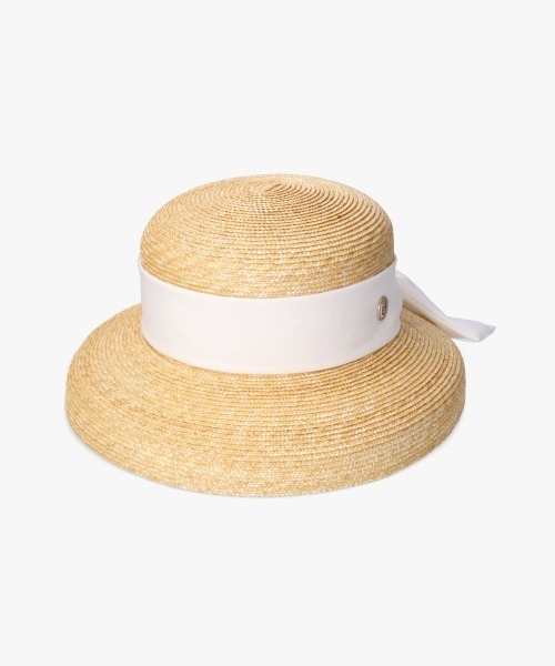 「Chapeau d' O」 ストローハット M/57.5cm ホワイト レディース_画像9