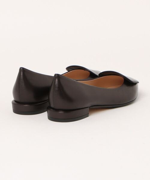 FABIO RUSCONI ブラック フラットシューズ 36 FABIO RUSCONI（ファビオルスコーニ） フラットパンプス 36 ブラック系