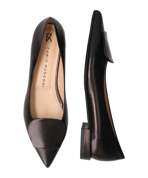 FABIO RUSCONI（ファビオルスコーニ） フラットパンプス 36 ブラック系