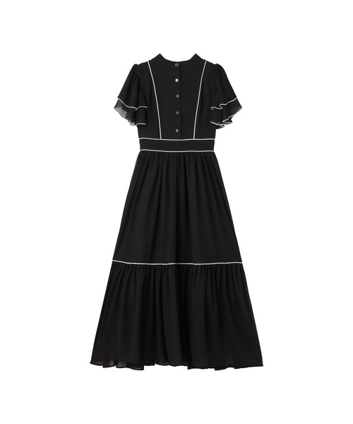 「MARY QUANT」 半袖ワンピース M ブラック レディースの画像