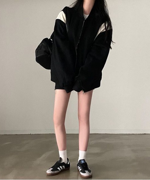 「by muni:r」 ブルゾン FREE ブラック レディース_画像5