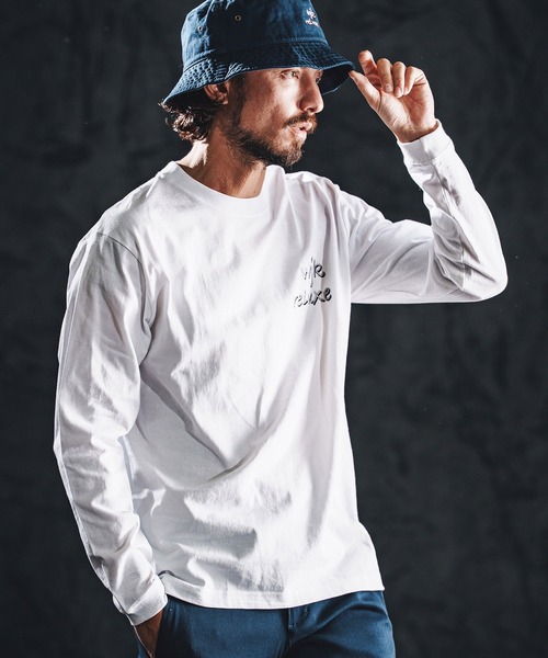 wjk reluxe tシャツ mlt5530-dry touch embroidery LS tee ロング