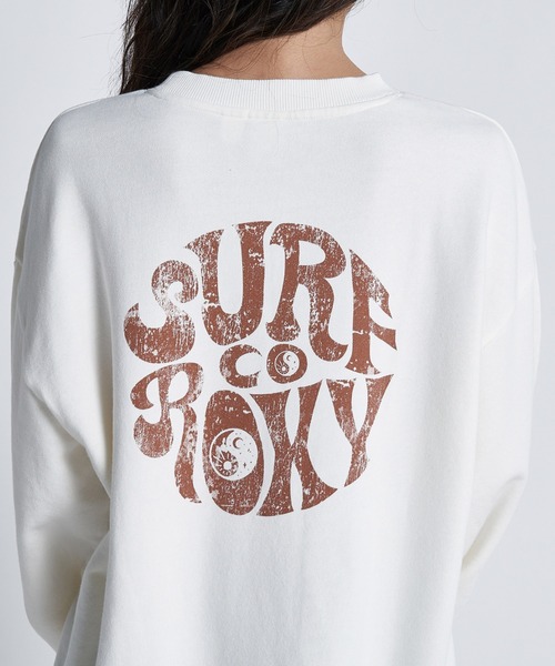 「ROXY」 スウェットカットソー MEDIUM ブルー レディース_画像5