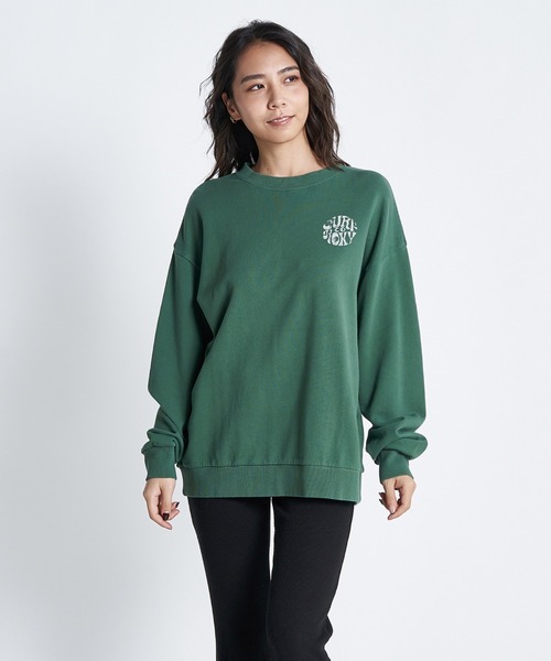 「ROXY」 スウェットカットソー MEDIUM ブルー レディース_画像8