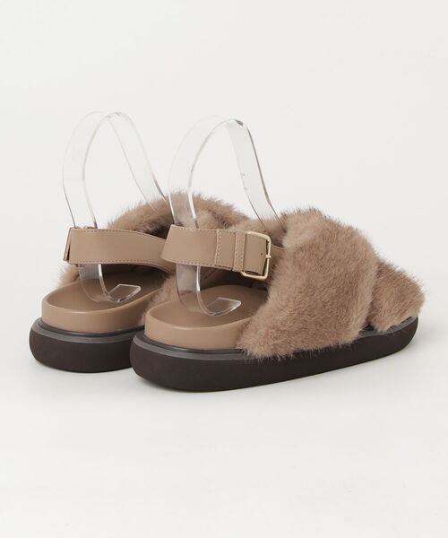 「ATELIER BRUGGE」 フラットサンダル LARGE ベージュ レディース_画像2