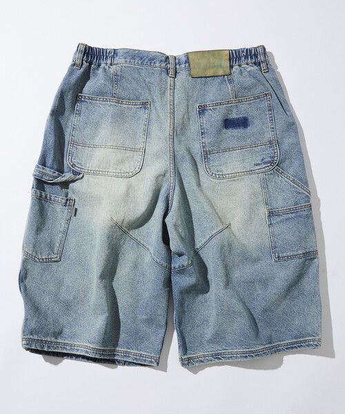 「NAUTICA」 デニムハーフパンツ X-LARGE ネイビー メンズ_1