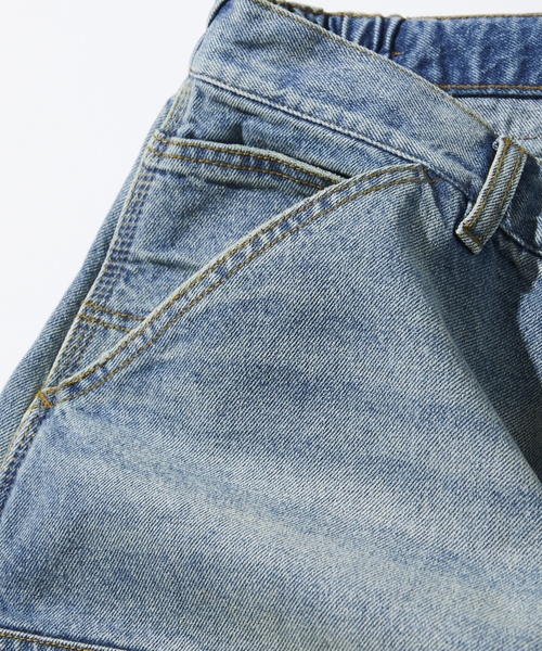 「NAUTICA」 デニムハーフパンツ X-LARGE ネイビー メンズ_3