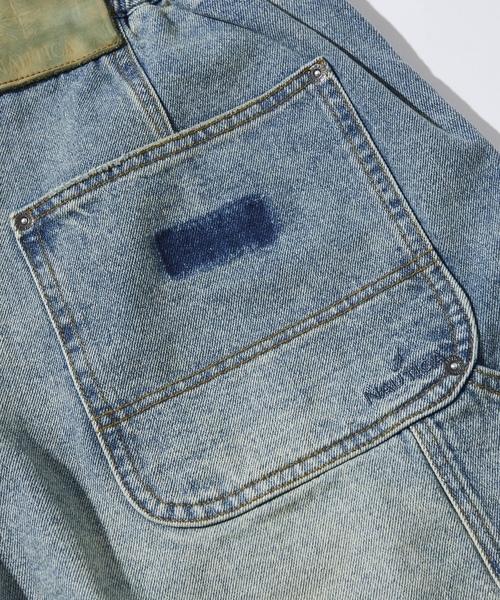「NAUTICA」 デニムハーフパンツ X-LARGE ネイビー メンズ_7