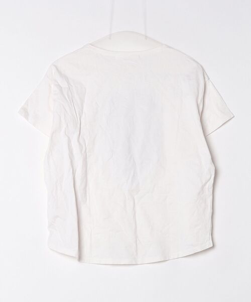 「conges payes ADIEU TRISTESSE」 半袖Tシャツ - ホワイト レディース_画像2