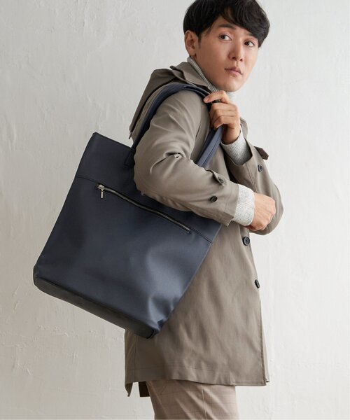 「ikka」 トートバッグ FREE ダークネイビー メンズ_画像2