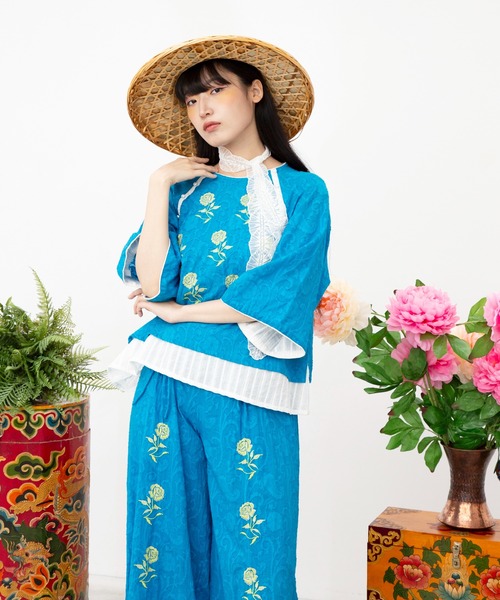 チャイハネ（CAYHANE） 「チャイハネ」ペティナ刺繍トップス
