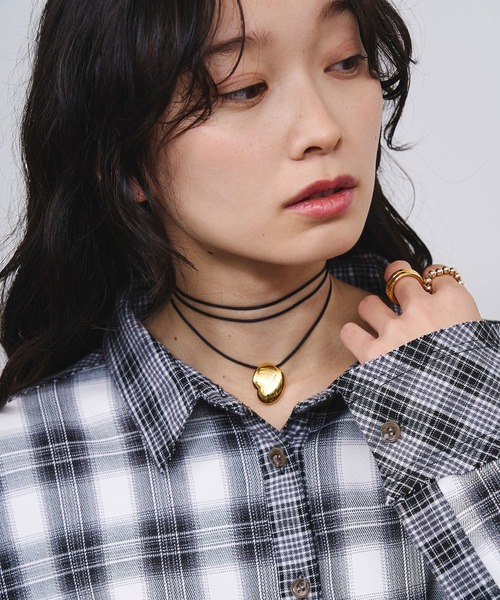 ネックレス (SOAC)PLUMP DROP CORD NECKLACE レディース_6