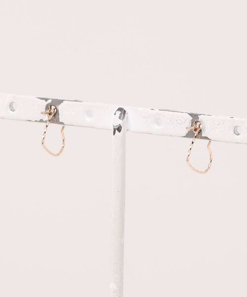 「ESTELLE」 ピアス（両耳用） - イエローゴールド レディース_画像2