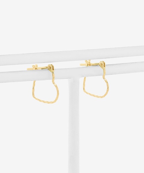 「ESTELLE」 ピアス（両耳用） - イエローゴールド レディース_画像6