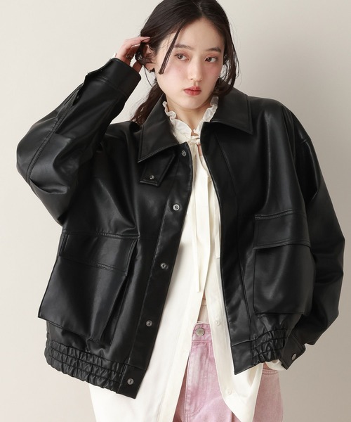 RAGEBLUE（レイジブルー） ブルゾン アウター フェイクレザー