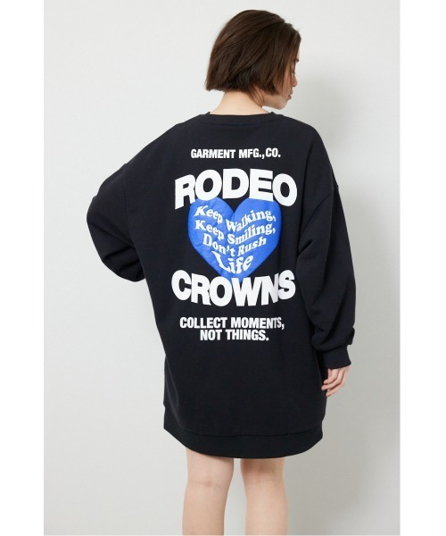 ロデオクラウンズ　トレーナーワンピース　大きいサイズ RODEO CROWNS WIDE BOWL（ロデオクラウンズワイドボウル） ワンピース