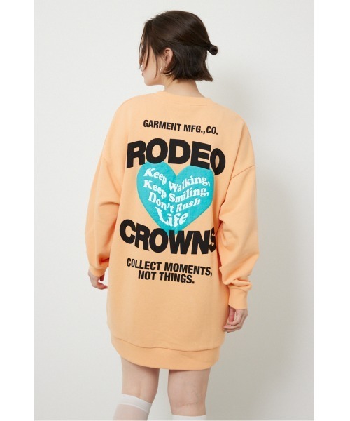 ロデオクラウンズ　トレーナーワンピース　大きいサイズ RODEO CROWNS WIDE BOWL（ロデオクラウンズワイドボウル） ワンピース
