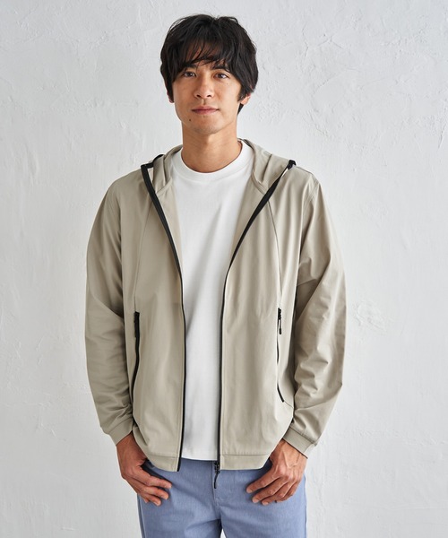 即購入×  パーカー ikka（イッカ） パーカー 「吸水速乾／UVカット」ドライメッシュZIP