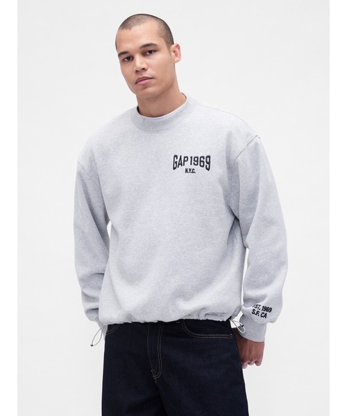 GAP（ギャップ） スウェットカットソー L ライトグレー メンズ 