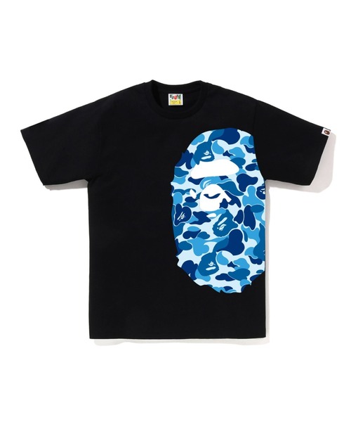 アベイジングエイプ BAPE カモ ファスナー　エイプビッグ ヘッドTシャツ A BATHING APE（アベイシングエイプ） tシャツ ABC CAMO SIDE BIG APE