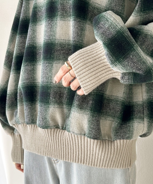 「classicalelf」 長袖カットソー LARGE ブルー レディース_画像8