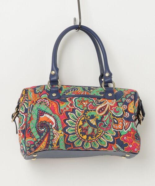 「Vera Bradley」 ペイズリーハンドバッグ - ネイビー レディース_画像2