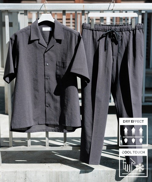 【美品】　セットアップ　ADAM ET ROPE' ステッチワーク アダムエロペ ADAM ET ROPE'（アダムエロペ） セットアップ S ブラック系その他