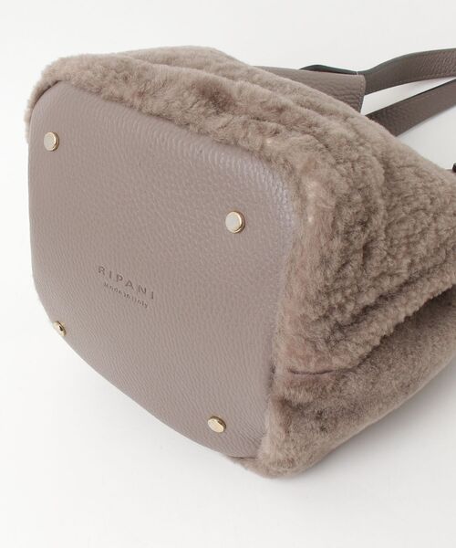 「RIPANI」 ハンドバッグ ALL ダークグレー レディース_画像3