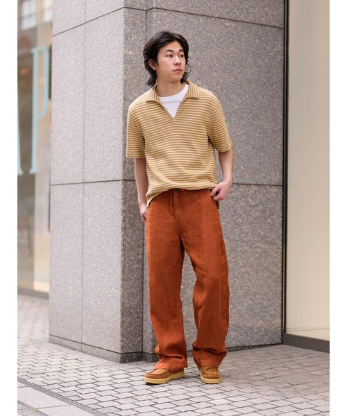 ポロシャツ リラックスフィット ストライプ メンズ : ZOZOTOWN Yahoo