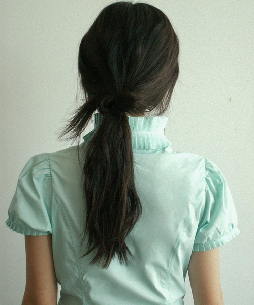 igi ブラウス シャツ 半袖 PUFF FRILL BLOUSE / パフスリーブフリル 