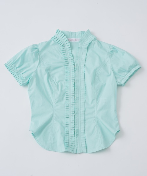 igi ブラウス シャツ 半袖 PUFF FRILL BLOUSE / パフスリーブフリル 