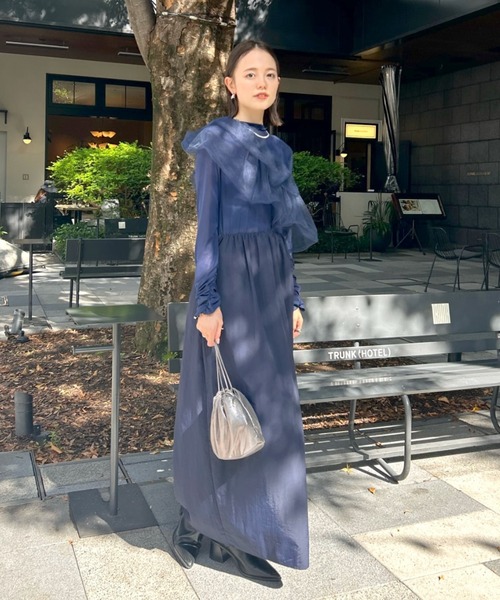 「mystic」 コンビワンピース 1 ブラック レディースの画像