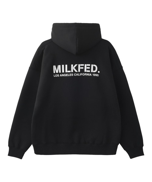 「MILKFED.」 プルオーバーパーカー L オフホワイト レディース_画像4