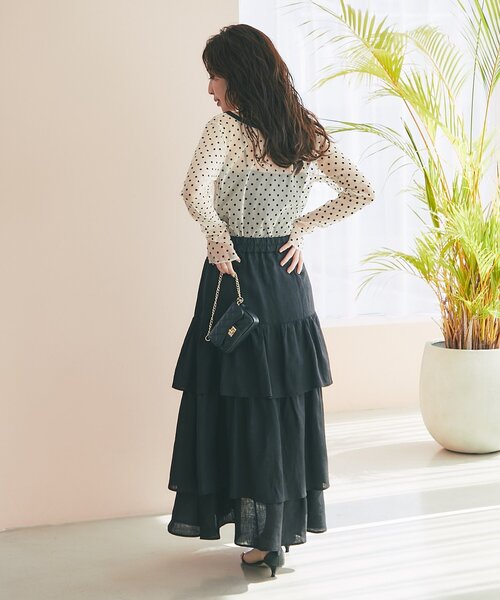 La boutique Bonbon（ラブティックボンボン） tシャツ シアードット