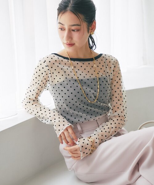 La boutique Bonbon（ラブティックボンボン） tシャツ シアードット