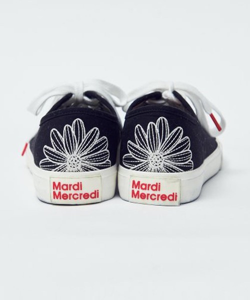 「Mardi Mercredi」 ローカットスニーカー 25.5cm ブラック レディース_画像6