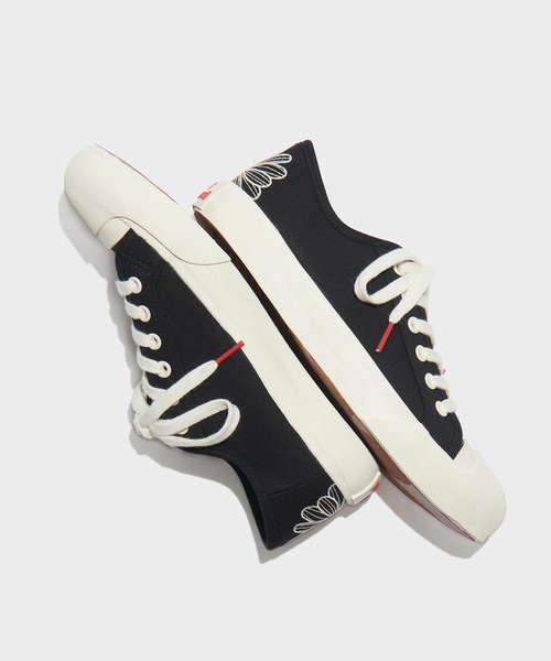 「Mardi Mercredi」 ローカットスニーカー 25.5cm ブラック レディース_画像9
