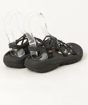 「Teva」 フラットサンダル 22cm ブラ...の詳細画像1